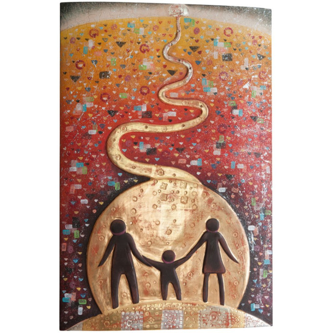 Obraz - Rodina (červený)