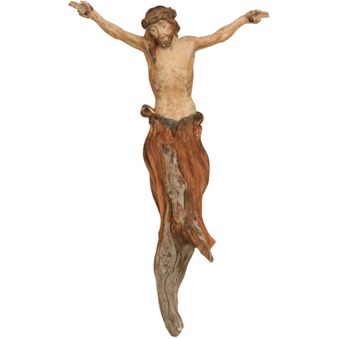 Dolomitský korpus koreňová socha