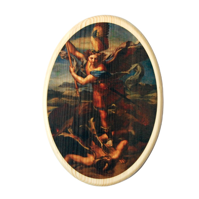 St. Michael wooden picture