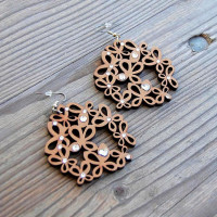 Crystal Butterflies Earrings