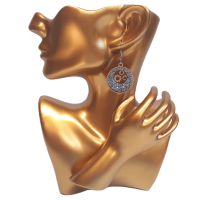 Crystal Gear Earrings