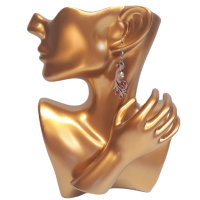 Drevené náušnice Fénix