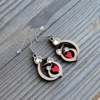 Wooden Earrings Family