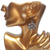 Drevené náušnice Kruhy