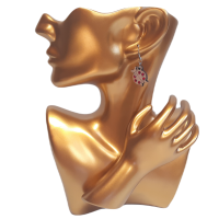 Wooden Earrings Ladybirds