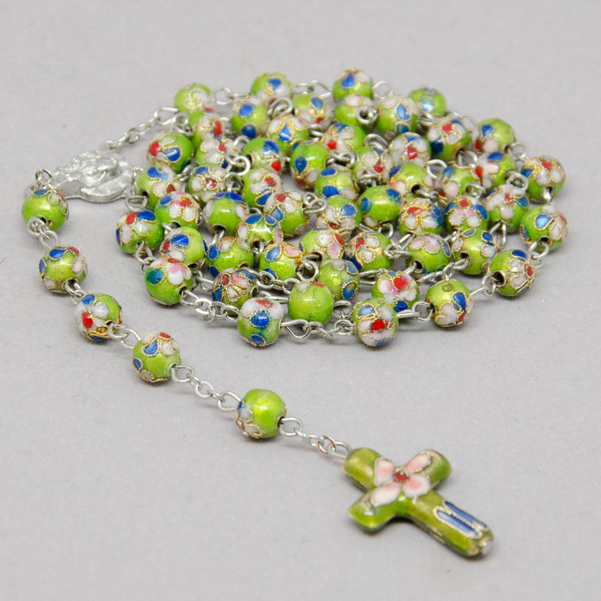 Ruženec s kvietkami