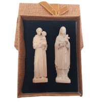 Darčeková sada drevená socha sv. Antona a sv. Terézie