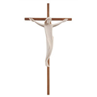 Drevený Krucifix s moderným korpusom na rovnom kríži