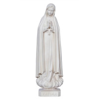 Drevená socha Panny Márie Fatimskej