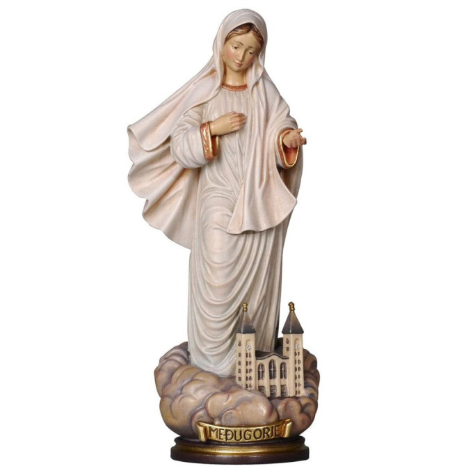 Panna Mária Medžugorská s kostolom