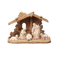 MA Betlehem s tirolským domcom a 6 figúrkami