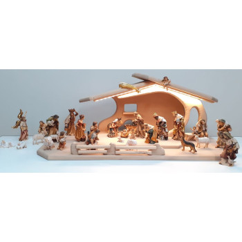 Betlehem so svetlom Traja králi s 31 figúrkami