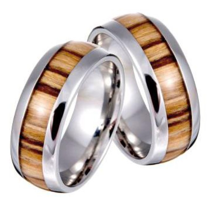 Drevený prsteň pre mužov