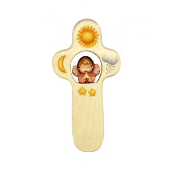 Detský kríž s modliacim anjelikom