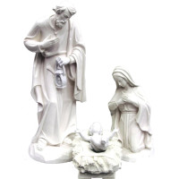 Svätá rodina zo sklolaminátu do exteriéru