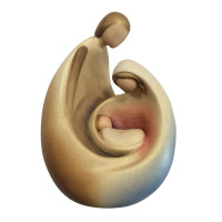 Drevená Svätá rodina moderná