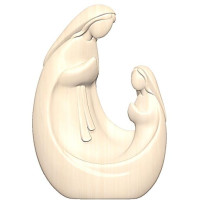 Drevená socha Madonna s Bernadettou