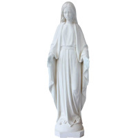 Nepoškvrnená Panna Mária zo sklolaminátu do exteriéru