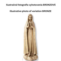 Panna Mária Fatimská s deťmi zo sklolaminátu