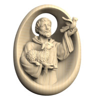Reliéf Svätý František z Assisi
