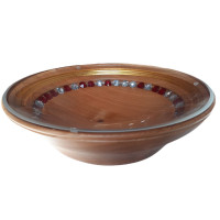 Drevená misa s krištáľom Labrador - Grenade