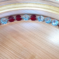 Drevená misa s krištáľom Labrador - Grenade