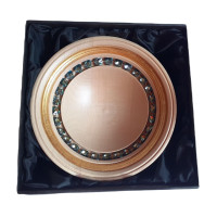 Drevená misa s krištáľom Marea