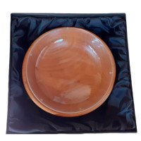 Drevená misa s krištáľom Labrador-Grenade