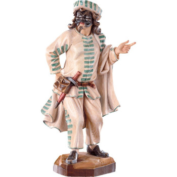 Komik Brighella drevená socha