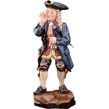 Komik s tabákom drevená socha