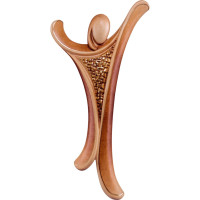 Moderný Kristus drevená socha