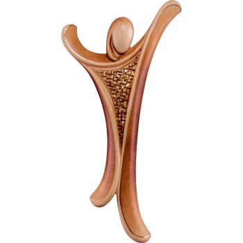 Moderný Kristus drevená socha