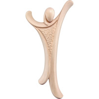 Moderný Kristus drevená socha