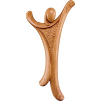 Moderný Kristus drevená socha čerešňové drevo