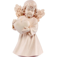 Anjel Sissi so srdcom z lipového dreva