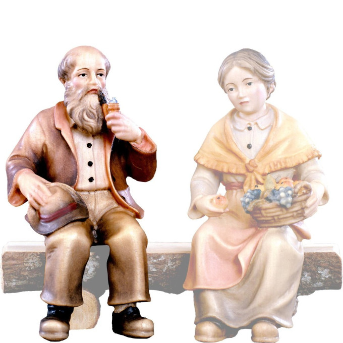 Dedko sediaci betlehem - farmarský