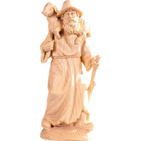 Pastier s ovcou na pleci - farmársky z borovice