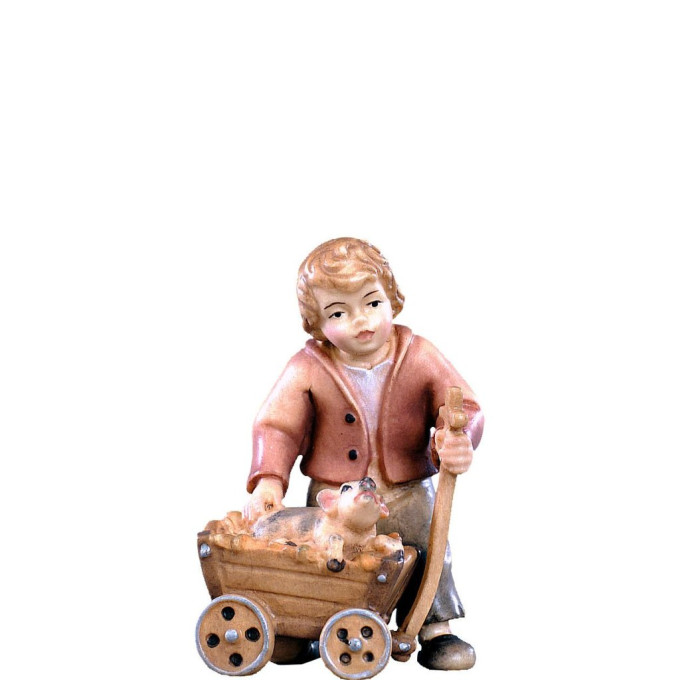 Boy with cart - dolomite