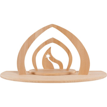 Drevený moderný vianočný betlehem