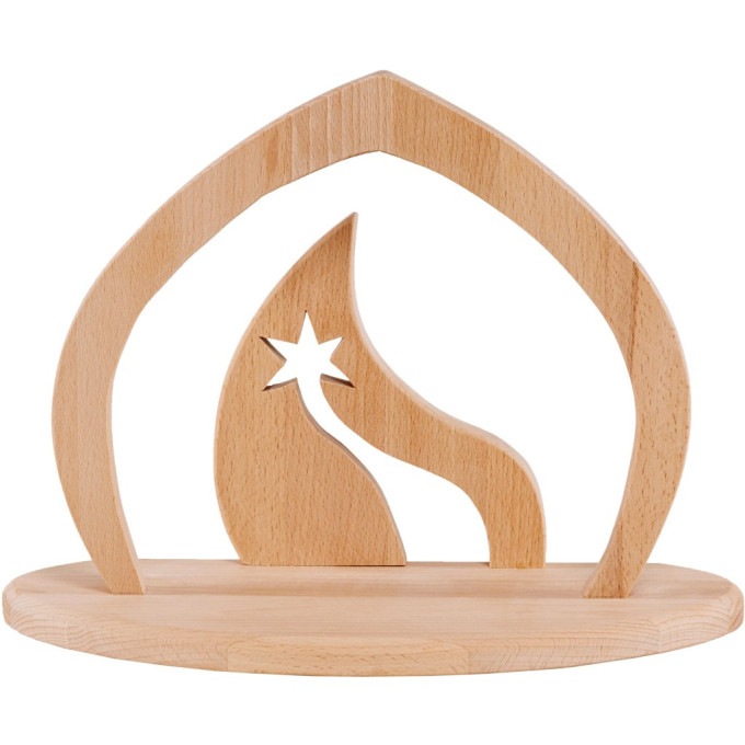 Drevený betlehem pre Svätú rodinu