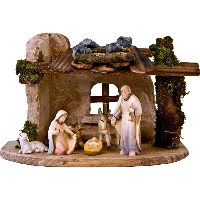 Drevený betlehem Artis so 7 figúrkami