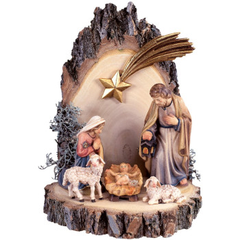 Svätá rodina na drevenom podstavci