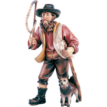 Povozník drevená soška