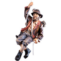 Horolezec na lane z lipového dreva