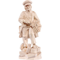 Poštár drevená socha