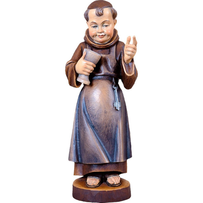 Mních s pohárom a kľúčami