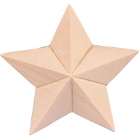 Wooden Star for Nativity scene