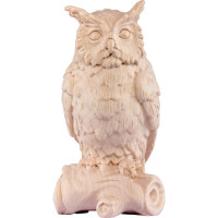 Sova na konári drevená dekorácia