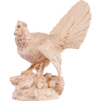 Hlucháň drevená socha