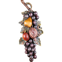 Drevený reliéf  Zber hrozna